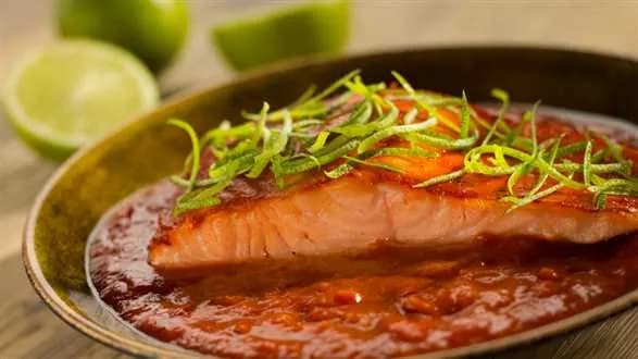 Łosoś w sosie curry