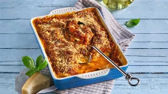 Bakłażany zapiekane z parmezanem