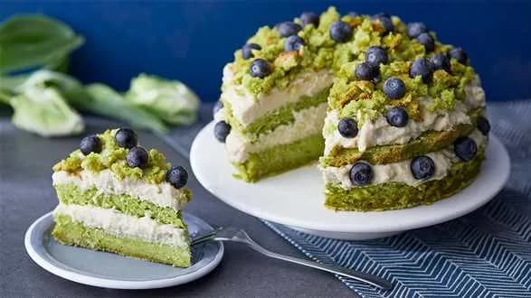 Wegańskie ciasto Leśny Mech