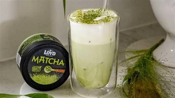 Mrożona matcha latte