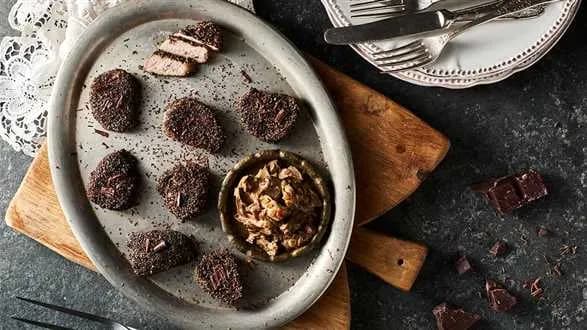 Polędwiczki wieprzowe z czekoladą