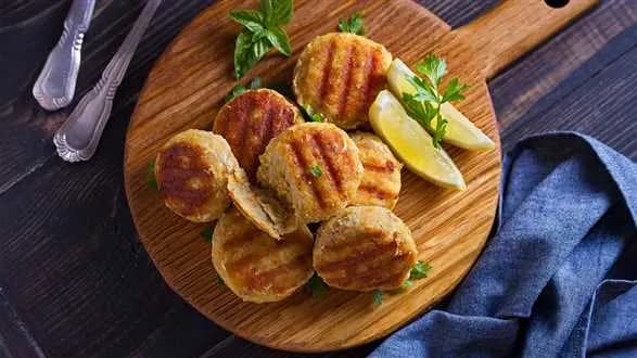 Cytrynowe kotlety z kaszy bulgur