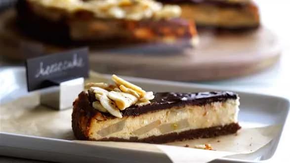 Sernik czekoladowo-bananowy