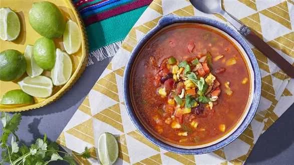 Zupa meksykańska z indykiem