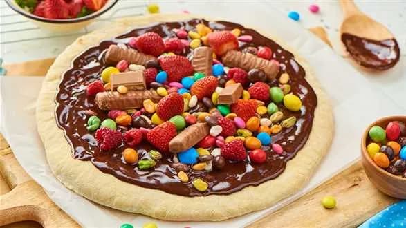 Pizza z czekoladą