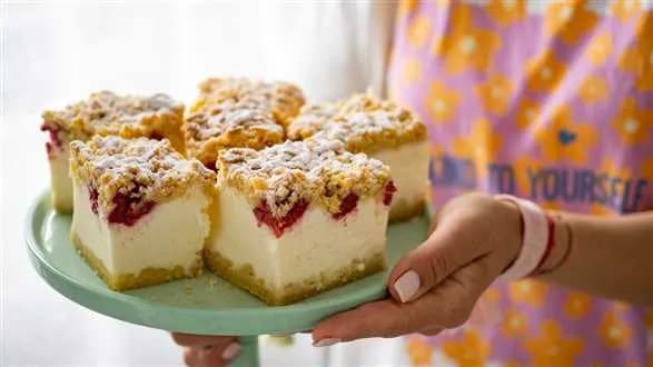 Ciasto styropian z malinami